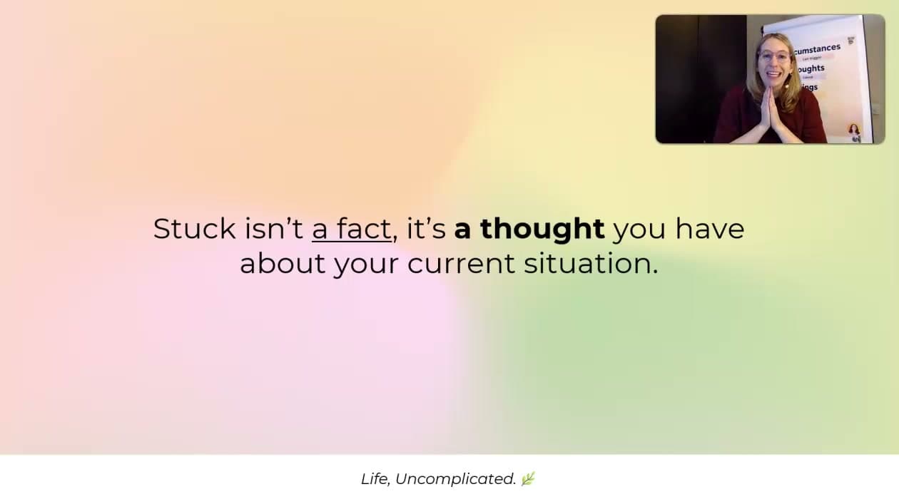 Lesson 1: What to do when you're feeling stuck
